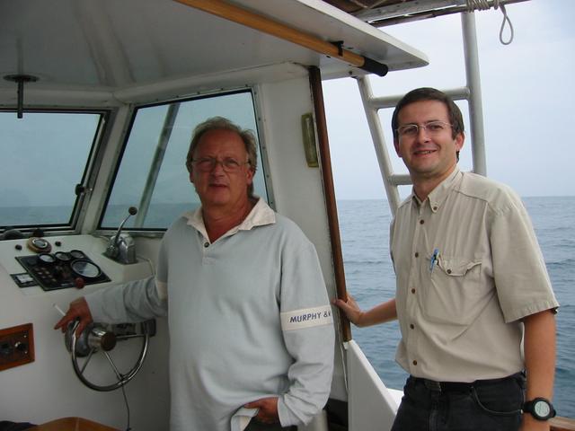 Valter and Robert at the confluence