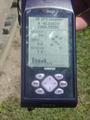 #4: My Garmin e-map with the reading of the confluence