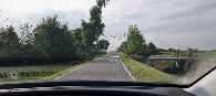 #8: railroad crossing approaching confluence on narrow streets 