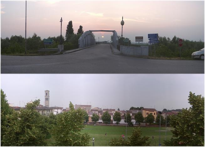 River Sécchi bridge & from NORTH