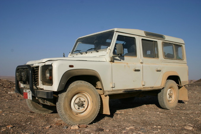 The trusty old Landy, at Usaykhim