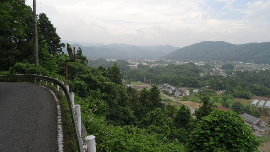 View into Chichbou valley with CP near the horizon