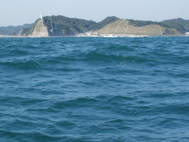View to Toyoma lighthouse from the confluence