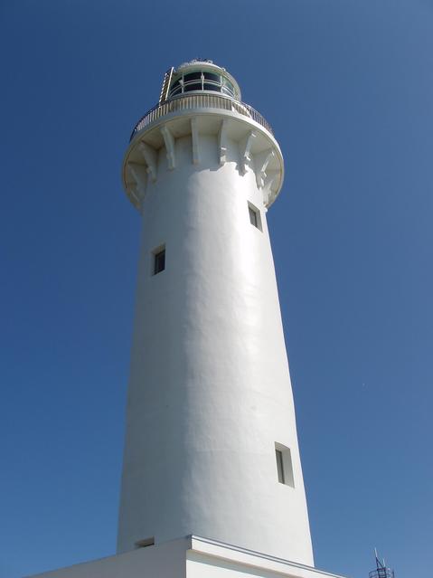 Toyoma lighthouse in daylight