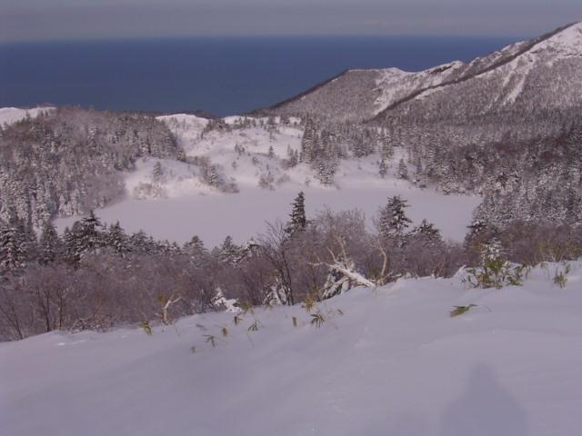 The lake which froze under its view is overlooked.