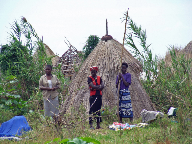 Women at fishing village