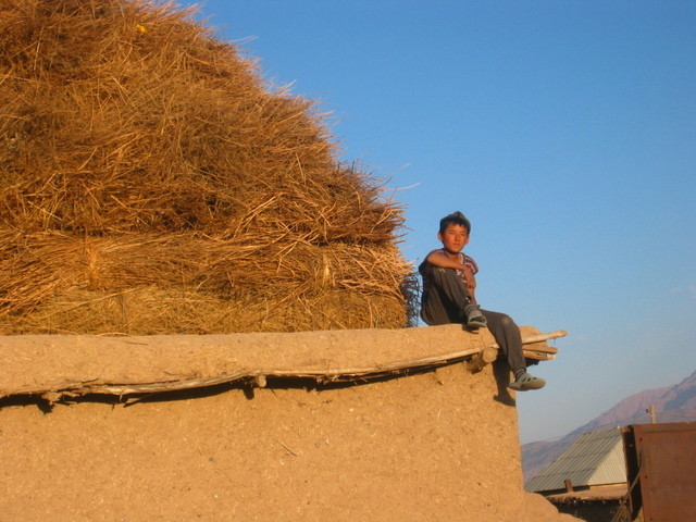 Boy in a Village