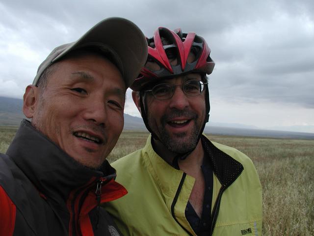 Ray and John at CP - a great end of the Silk Road Expedition