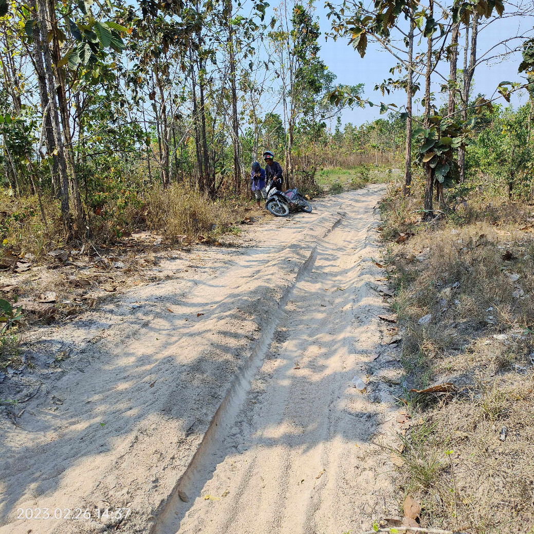 The track was either deeply rutted from the cultivators or flat with lots of sand and bulldust.