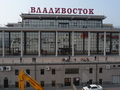 #5: The Vladivostok marine terminal shows the reflection of the Dong Chun boat as it leaves.