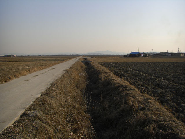 Looking south from the confluence