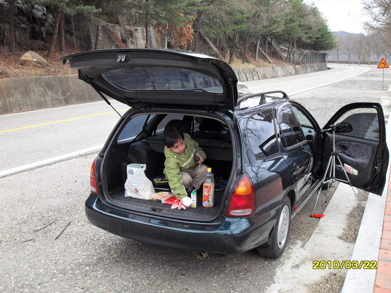 Our basecamp -This road located Southeast of CP leads to the ferry service area, police outpost