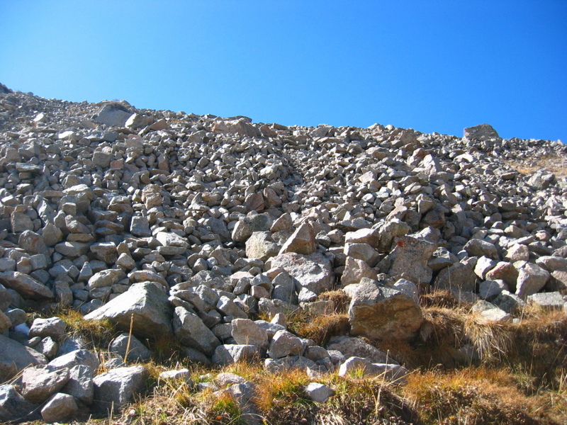 View West - Debris Hill