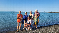 #9: путешественники на озере Алаколь / On the Alakol lake