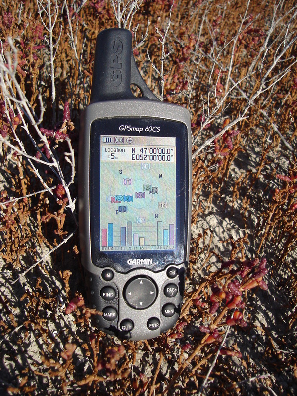 GPSMap60CS with coordinate
