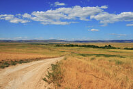 #7: driving down a small terrain step towards Aitbay