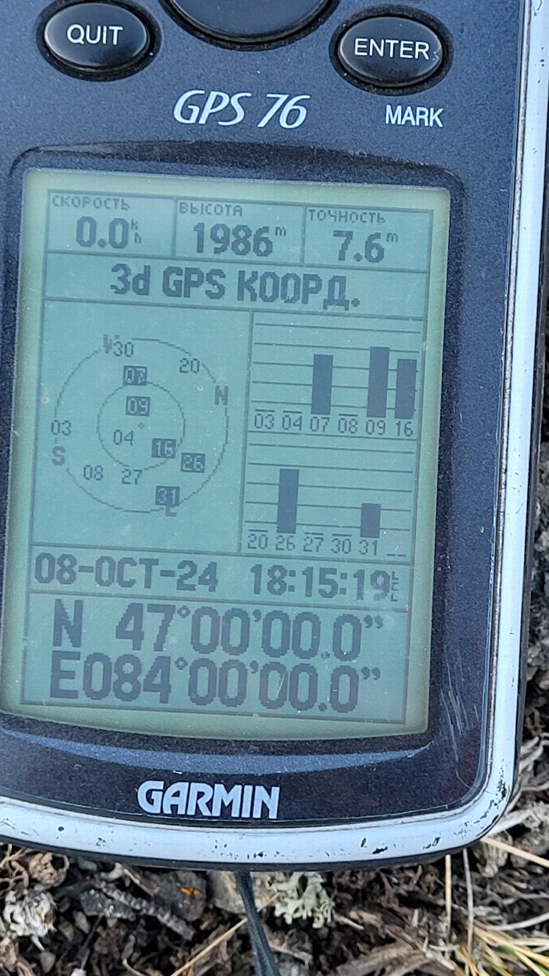 GPS reding