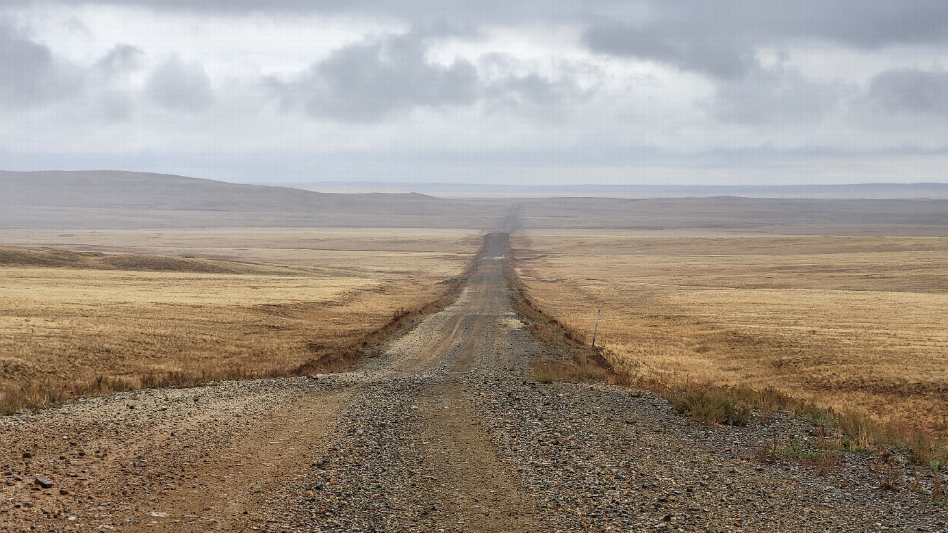 Road to Zhantogan / дорога на Жанатоган (бывший Чапаево)