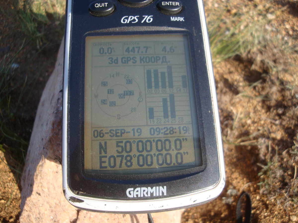 GPS reading