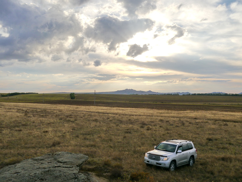 Rock outcrops nearby CP