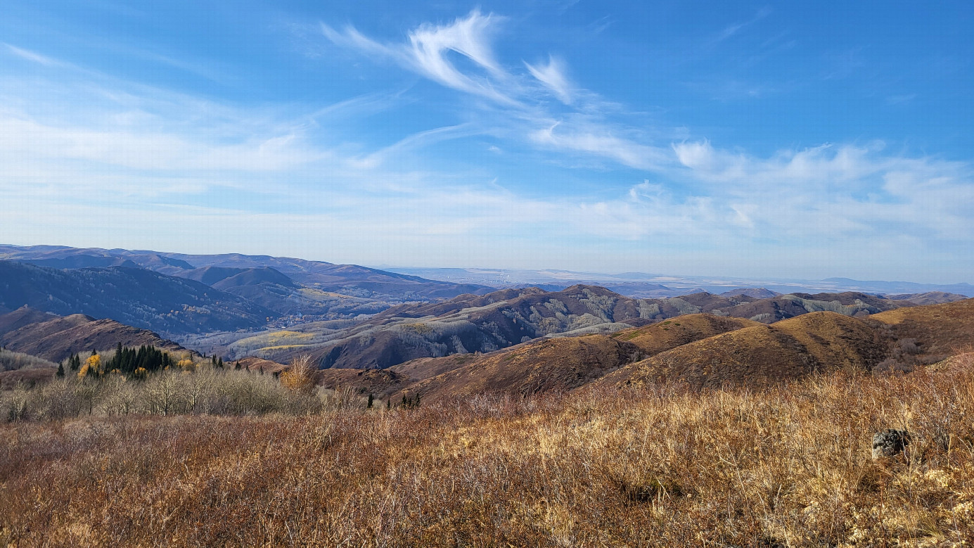View toward Ust-Kamenogorsk city / вид в сторону Усть-Каменогорска