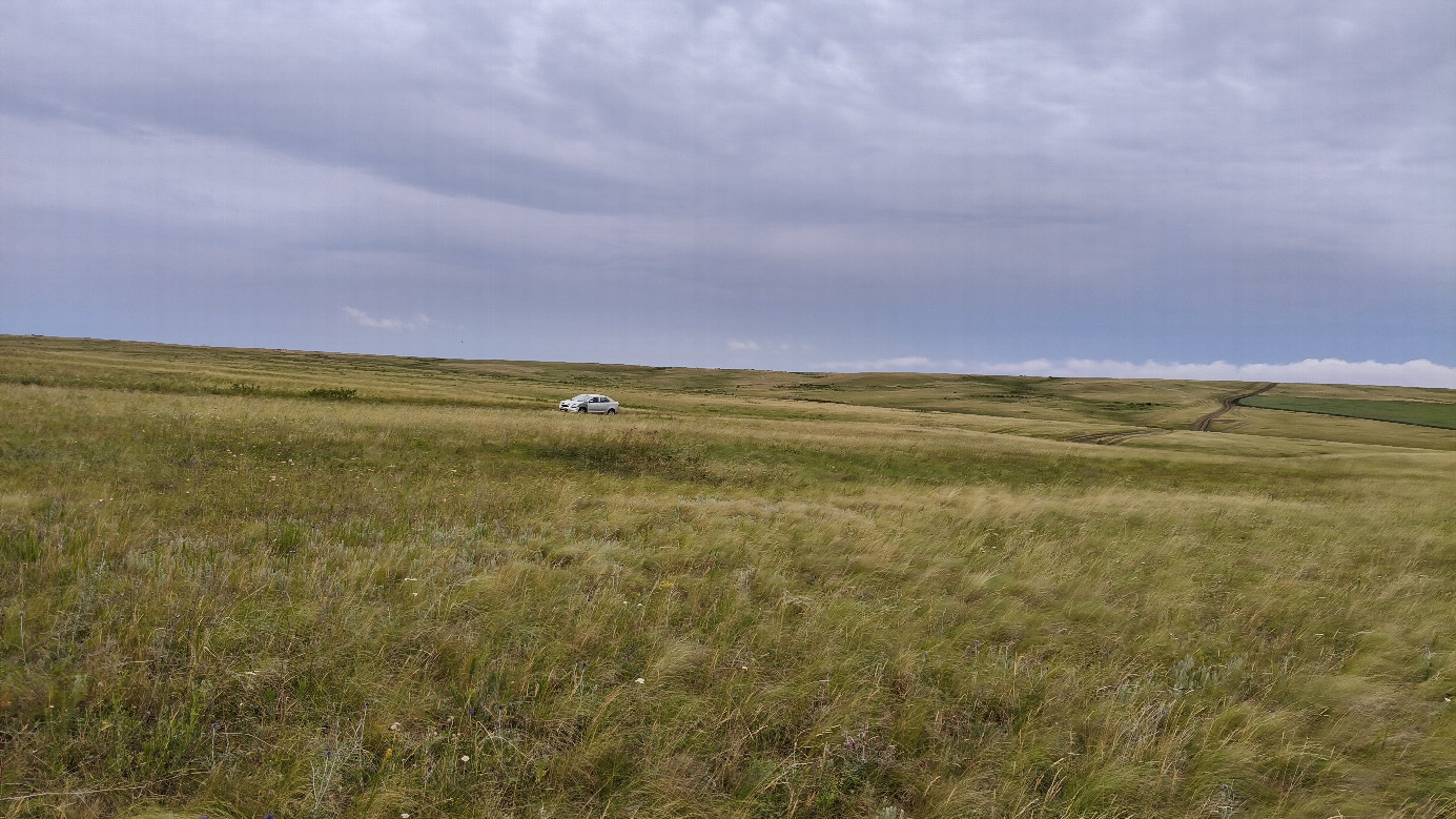 Parking in the steppe