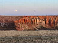 #11: Moonrise near Beloyarka village / луна поднимается у села Белоярка 