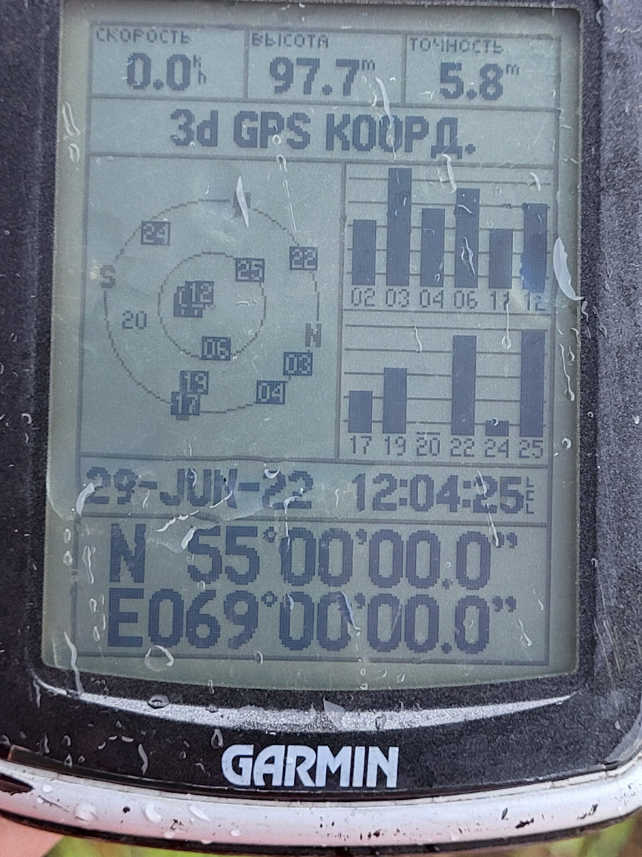 GPS reading