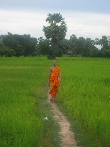 Monk on Don Khong island