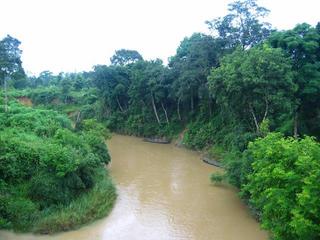 #1: At the bridge of Nam Theum river and road 8a approx. 5 km from the Confluence