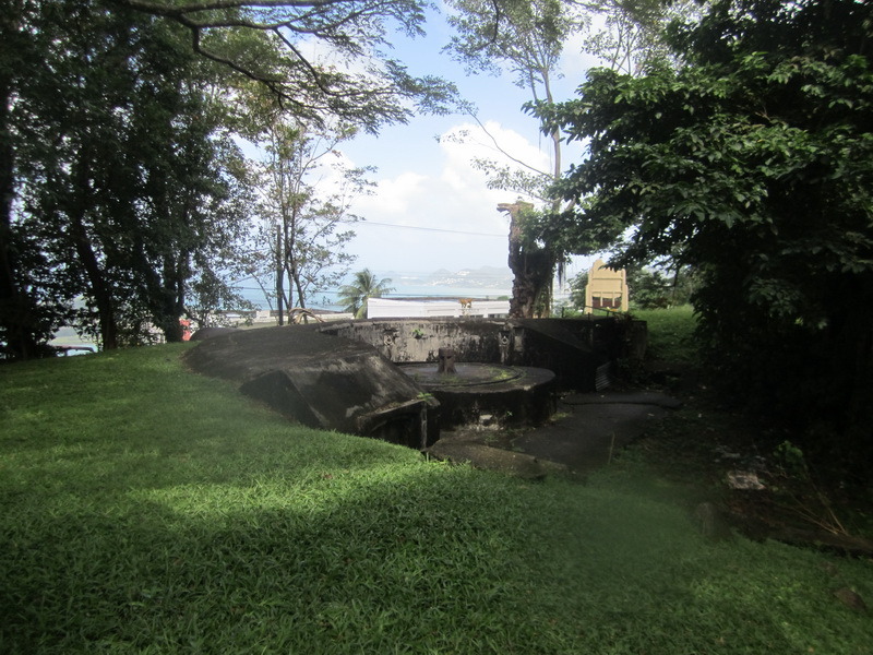 Looking north past one of the four Apostles toward Castries Bay