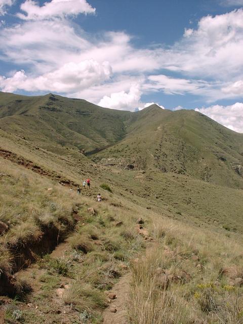Track out of Maletsunyane valley