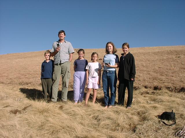 Group of visitors at the Confluence