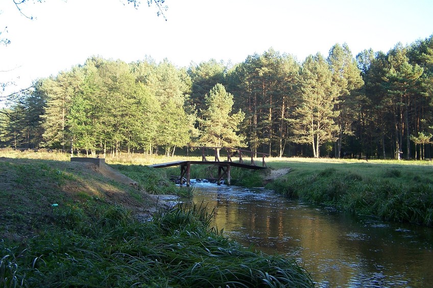 Little bridge on the Ratnyčia stream