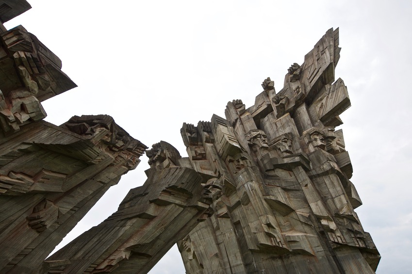 "Monument to the Victims of Fascism”, at the “Ninth Fort” in nearby Kaunas