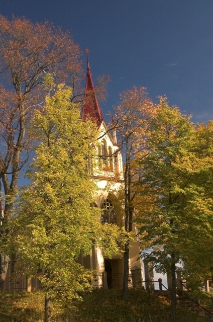 Church near the point