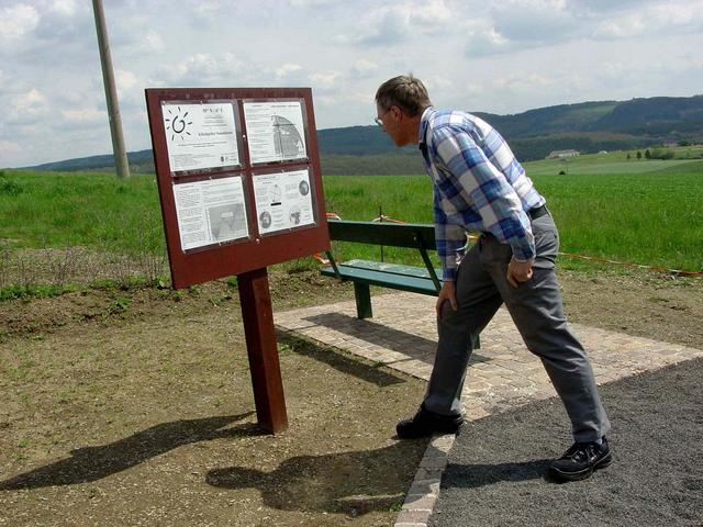 Visitor by Learning and Information / Besucher beim Informieren