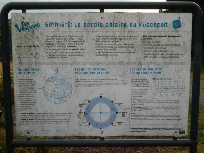 Information Plate in French