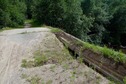 #7: The partially-collapsed bridge across the Riežupe river, about 800 m from the point