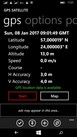 #5: GPS reading