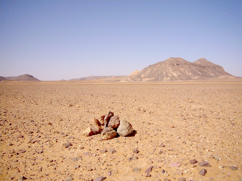 Small monument left there