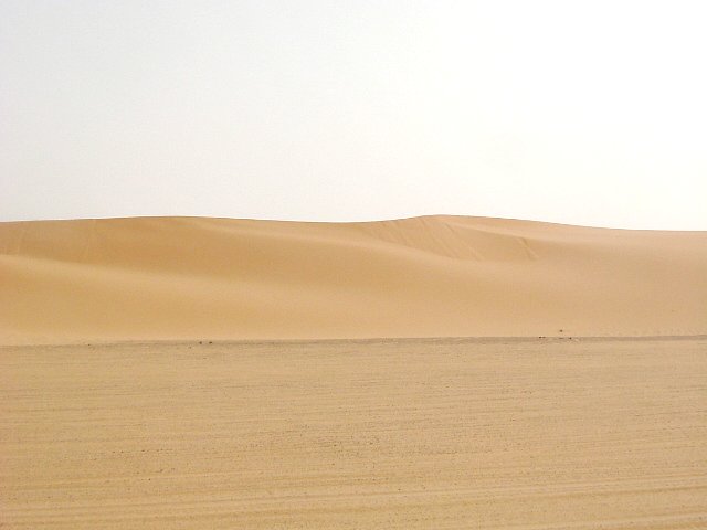 View towards Confluence in dunes from 10 km SE (24°56'N 11°04'E)
