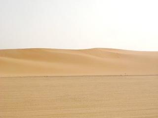 #1: View towards Confluence in dunes from 10 km SE (24°56'N 11°04'E)