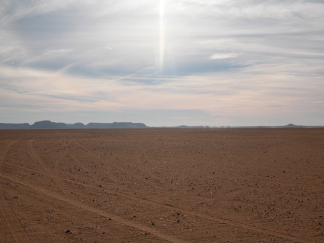 West view into Libya