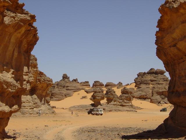 Amazing landscape in the Akākus