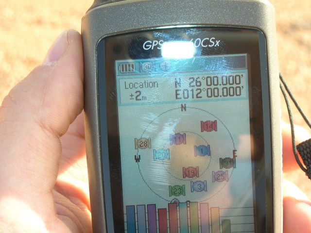 GPS reading