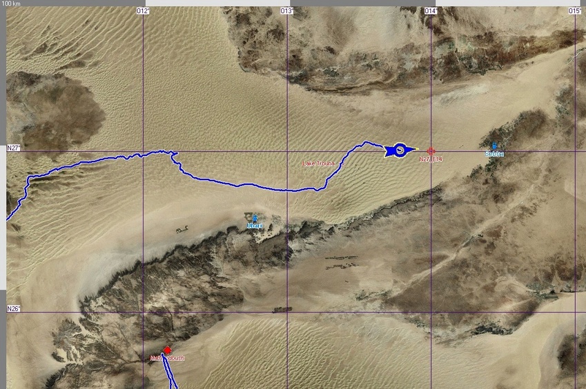 Approach with satellite map navigation (Source: MS Virtual Earth)