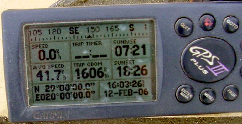 Garmin display