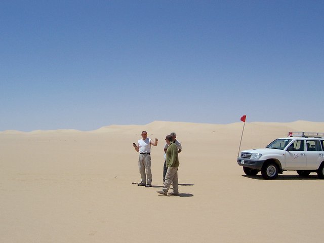 South view - View along the Libyan-Egyptian border