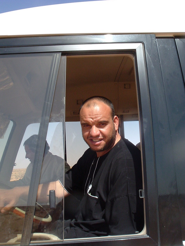 Our minibus driver, Sayyid al-Amīn